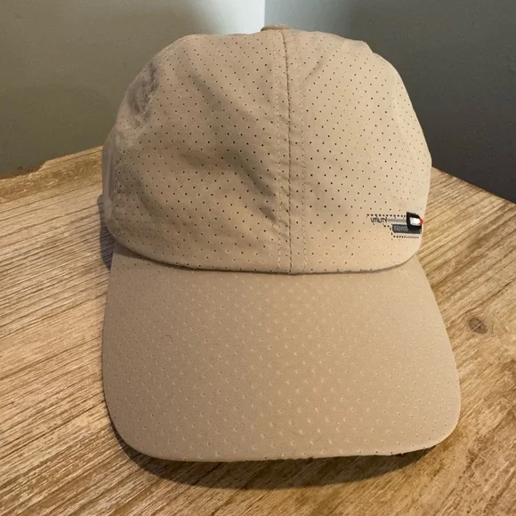 Beige Perforated Utility Sports Aspects Cap - Picture 2 of 7